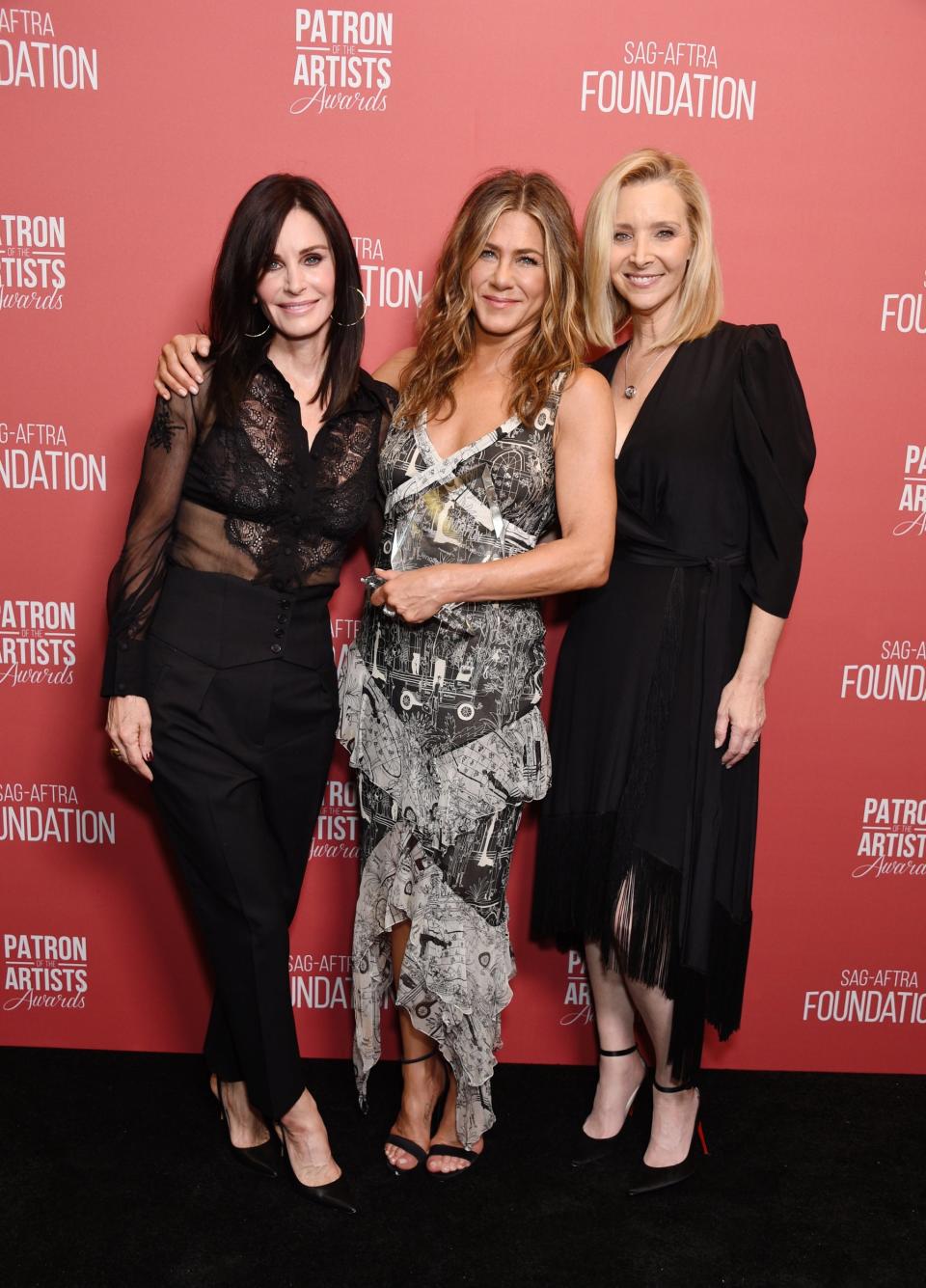 Still friends: The famous trio reunited at the event (Getty Images for SAG-AFTRA Found)
