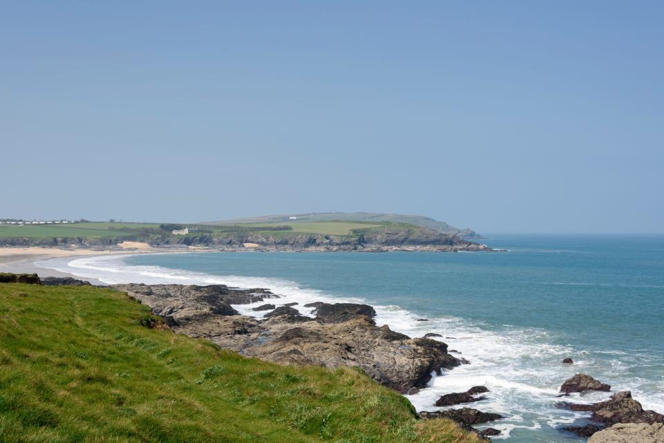 Harlyn Bay beach, Cornwall, England, UK