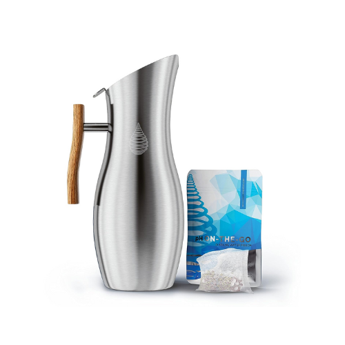 Invigorated Water Stainless Steel Vitality Filter Pitcher