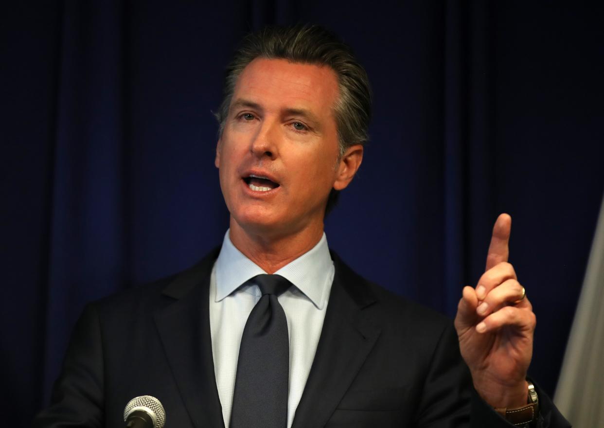 Gavin Newsom announces California Covid curfew after coming under fire for restaurant trip (Getty Images)