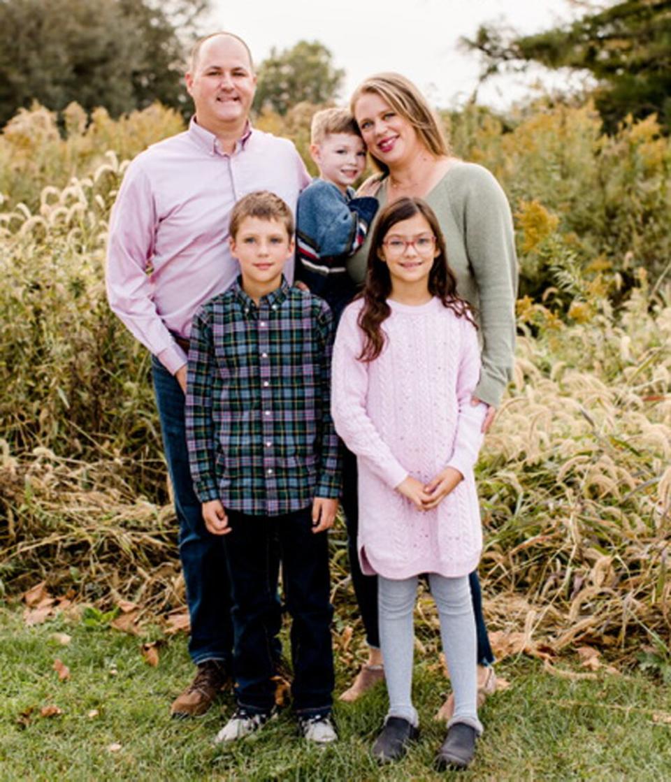 Caroline Colley and family