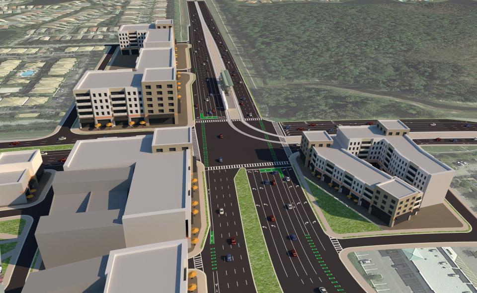 The Transportation Planning Agency studied several potential long-range traffic reduction measures for a 13-mile corridor of Okeechobee Boulevard and State Road 7 from the Mall at Wellington Green to downtown West Palm Beach. When it met Dec. 15, the TPA board considered staff’s preferred option — a light rail or bus rapid transit system operating on a dedicated center lane of roadways.