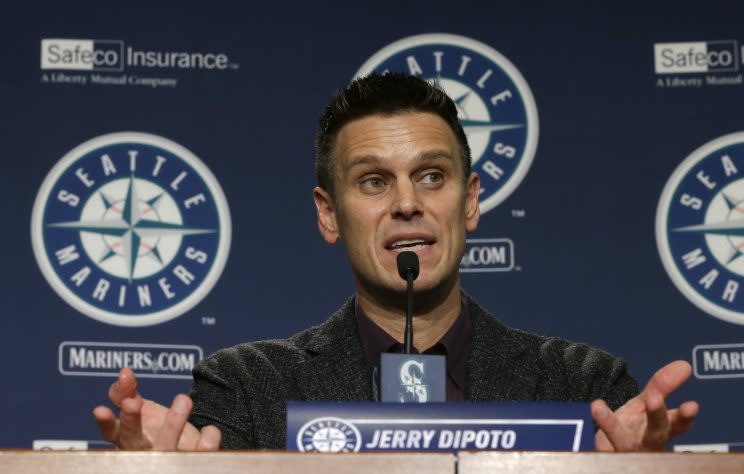 Mariners GM Jerry Dipoto keeps making trades. (AP)