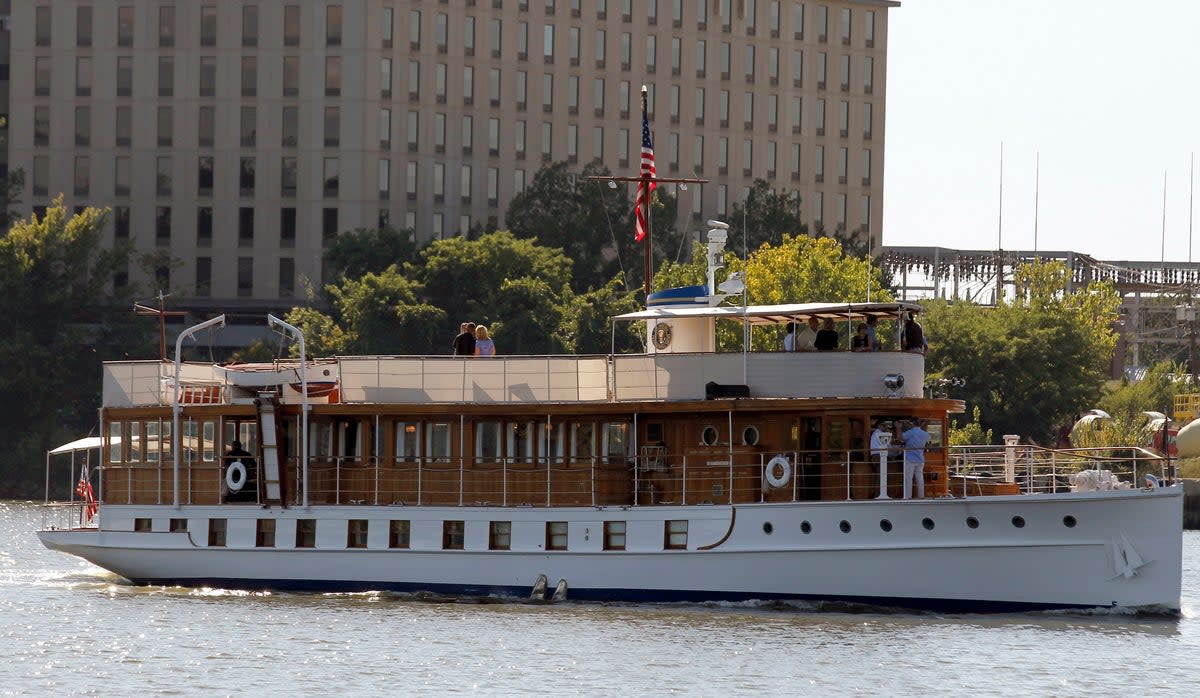 Presidential Yacht Restoration (Copyright 2019 The Associated Press. All rights reserved.)