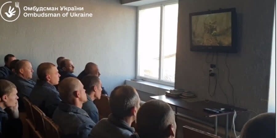 Russian POWs watched a film about their army's war crimes in Ukraine