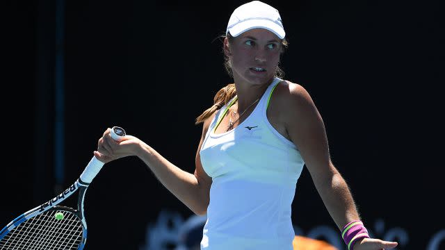 Putintseva wasn't happy. Image: Getty