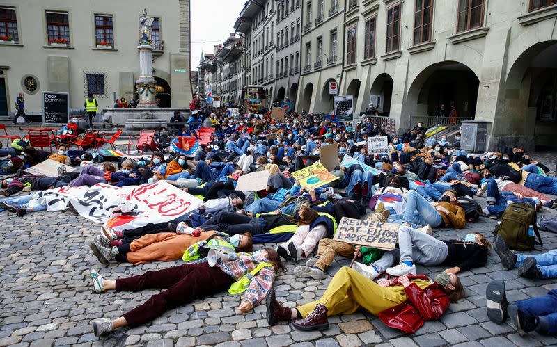 Global Climate Strike protests in Bern