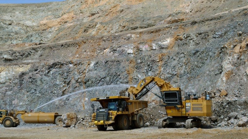 Mountain Pass mine, as seen in this 2012 file photo. 