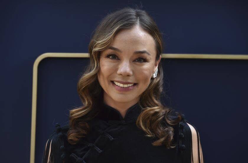 Nicole Shanahan arrives at the Gold House Gala on Saturday, May 21, 2022, at Vibiana in Los Angeles. (Photo by Jordan Strauss/Invision/AP)