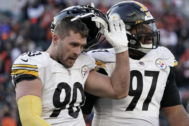 Pittsburgh Steelers defensive tackle Cameron Heyward (97) stands