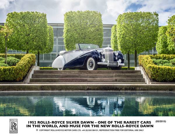 ROLLS-ROYCE MOTOR CARS公佈全新敞篷車型命名 ROLLS-ROYCE DAWN