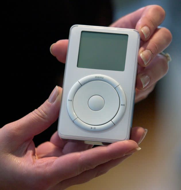 Apple announced the first iPod model on Oct. 23, 2001. (Photo: via Associated Press)