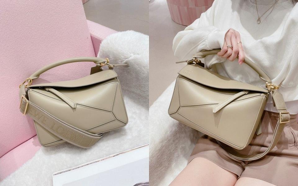 LOEWE Small Puzzle bag NT$128,000 Photo Via:LOOKin編輯拍攝