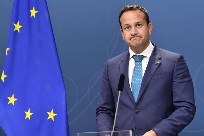 英國脫歐陷入泥淖，愛爾蘭總理瓦拉德卡（Leo Varadkar）扮演關鍵角色（AP）