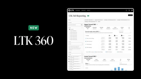 LTK announces LTK 360, a connected TV advertising and all-new creator marketing measurement platform for brands.  (Photo: LTK)