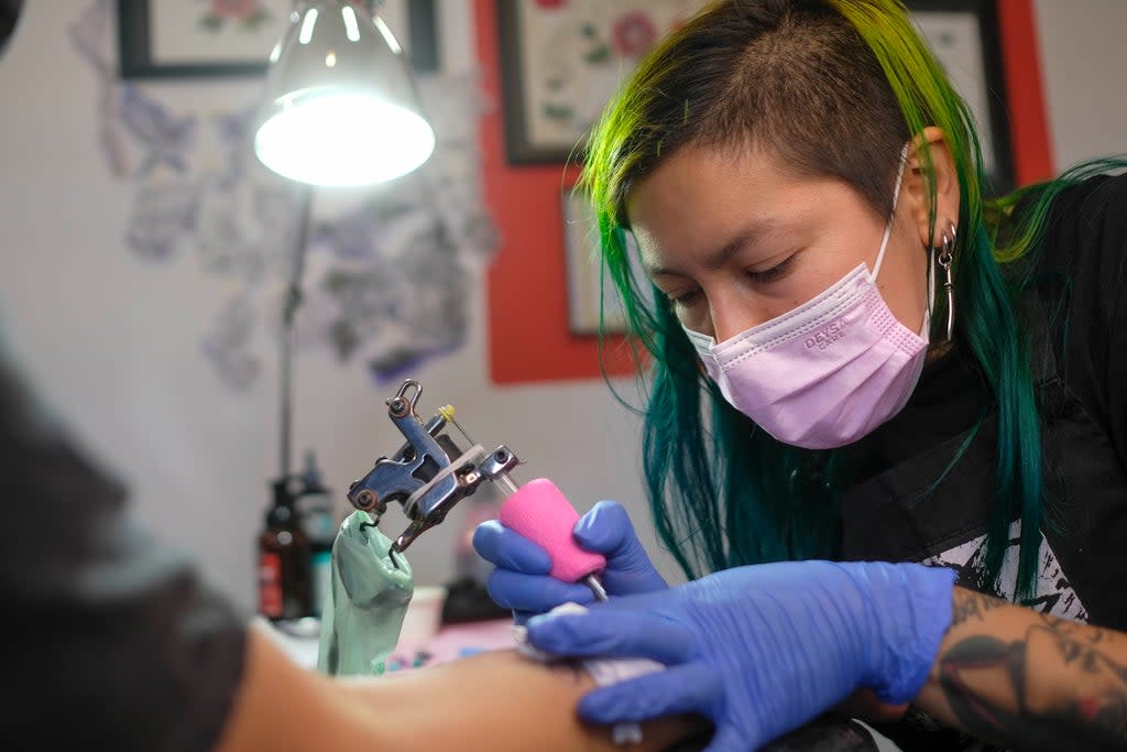 CHILE-TATUADORA DE BORIC (AP)