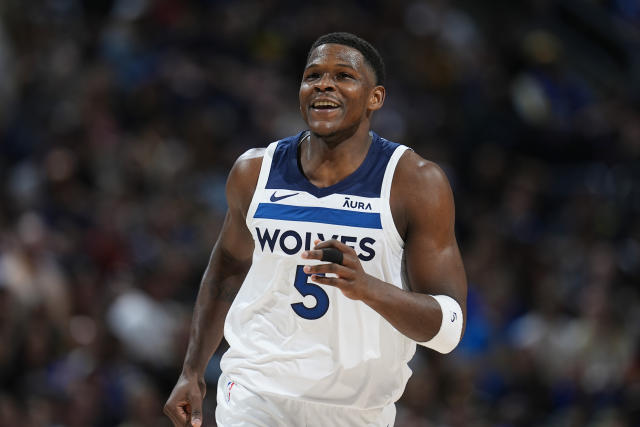 Edwards scores 43 points, Reid erupts in 4th to help Timberwolves beat  Nuggets 106-99 in Game 1 - Yahoo Sports