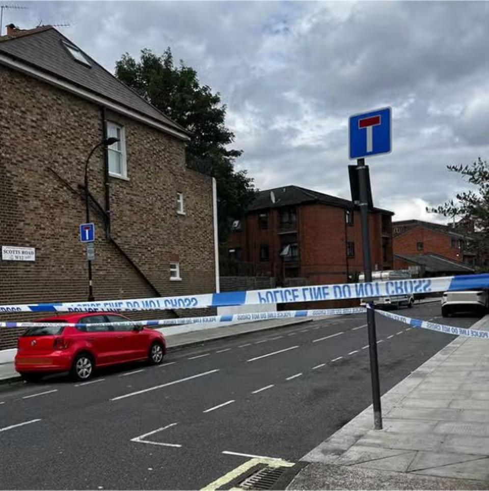 Residents have been told the cordon could be in place for two days (Supplied)