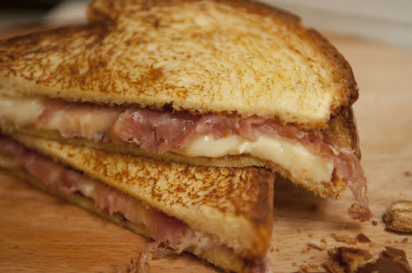 Brie and Prosciutto Melt