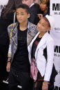 NEW YORK, NY - MAY 23: Jaden Smith and Willow Smith attend the "Men In Black 3" New York Premiere at Ziegfeld Theatre on May 23, 2012 in New York City. (Photo by Stephen Lovekin/Getty Images)