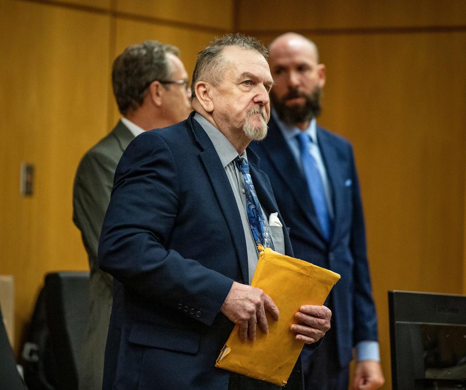 David Marshall Murdock leaves the courtroom after hearing his guilty verdict Wednesday.