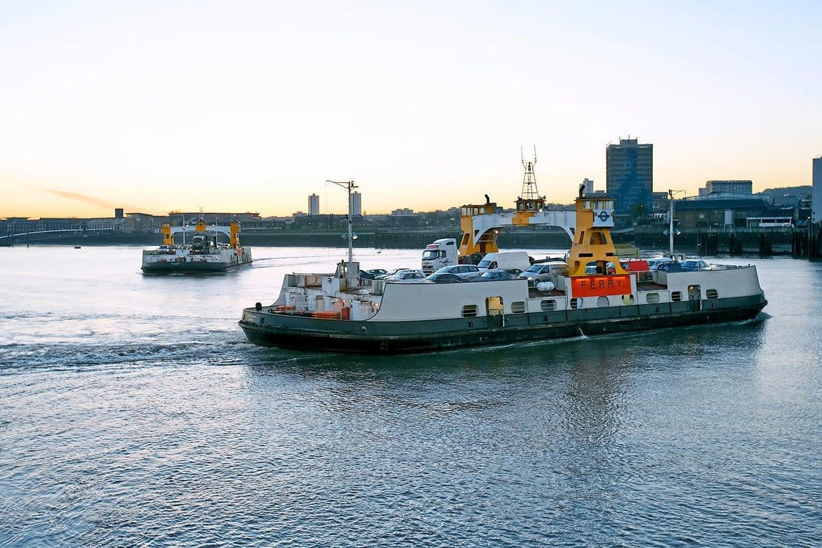 Woolwich Ferry is a free service connecting Woolwich and North Woolwich for pedestrians and cars 