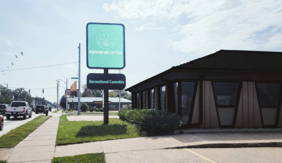 Plans show for a new adult-use marijuana shop, dubbed the Nirvana Center, is slated for the former Pizza Hut storefront at 1007 Lapeer Ave. in Port Huron.