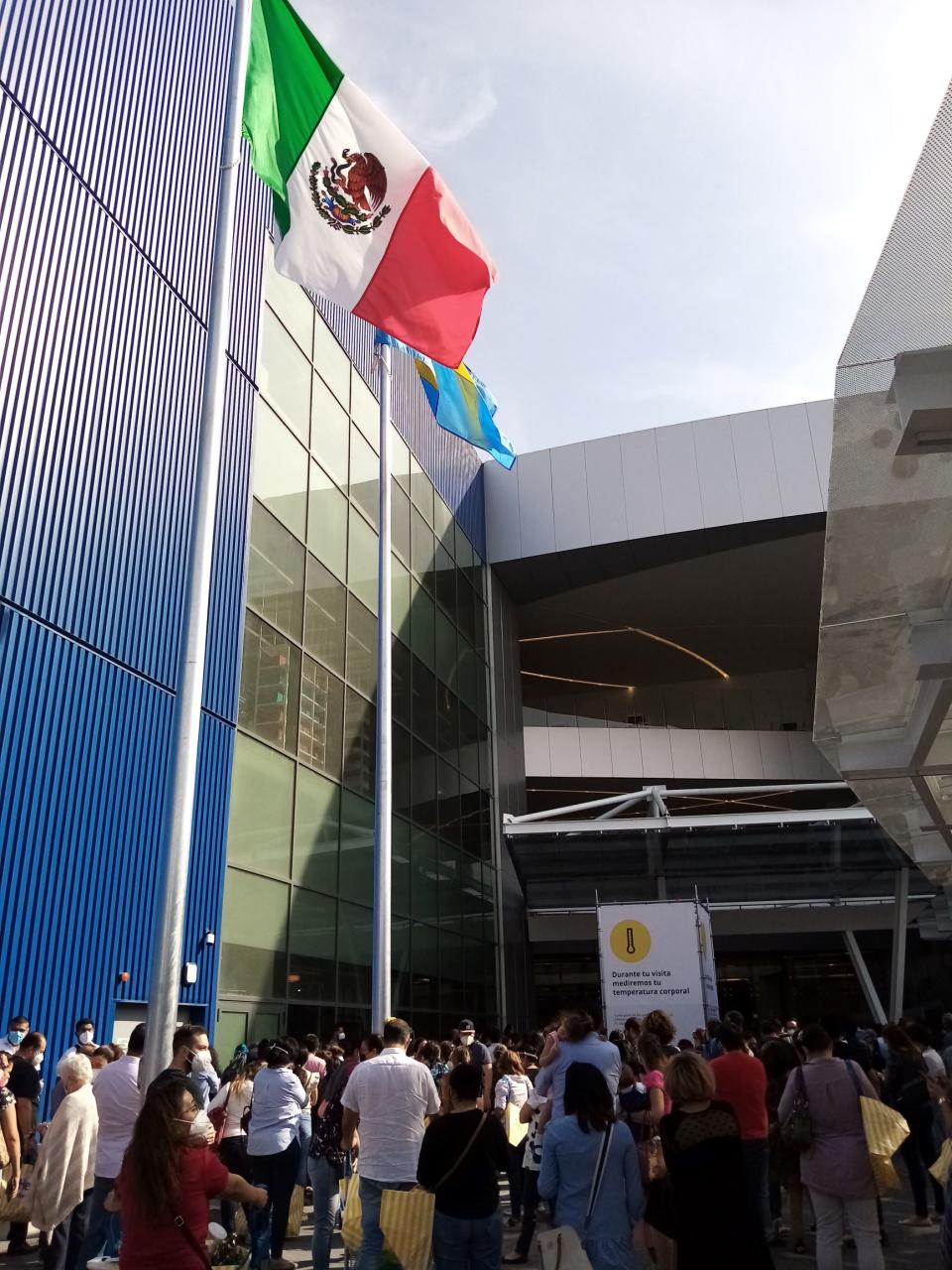 Ikea Oceanía, tienda en Ciudad de México. Simulacro de sismo durante la preapertura/Foto Ivon Alvarez.