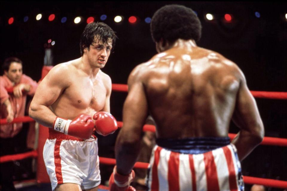 ROCKY, Sylvester Stallone, Carl Weathers, 1976