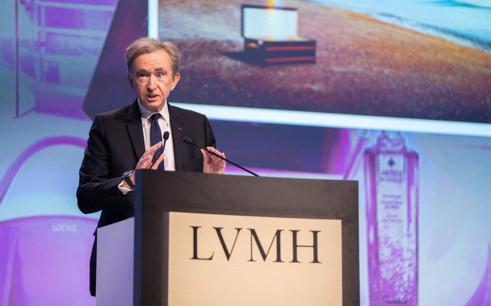 The world&#39;s richest man Bernard Arnault is chairman of LVMH Moet Hennessy Louis Vuitton - Nathan Laine/Bloomberg