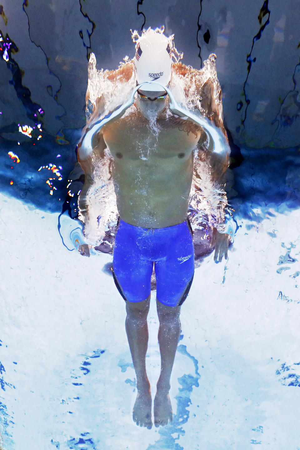 <p>TOKYO, JAPAN - JULY 29: Caeleb Dressel of Team United States competes in the Men's 100m Butterfly heats on day six of the Tokyo 2020 Olympic Games at Tokyo Aquatics Centre on July 29, 2021 in Tokyo, Japan. (Photo by Al Bello/Getty Images)</p> 