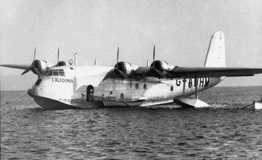 Flying boats were the latest in aviation technology in the late 1930s, carrying the first passengers across the Atlantic by air.