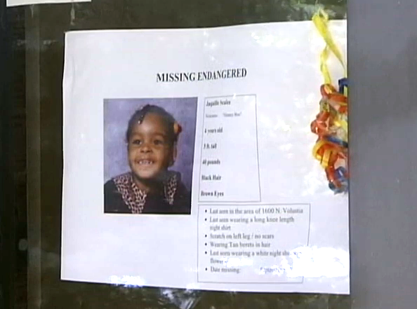 Jaquilla Scales's missing persons poster