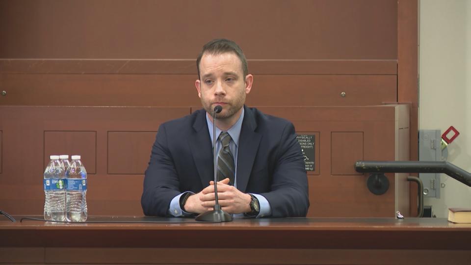 Kelly was working the same shift as Barker the night of the incident. Both officers were driving down Morehead Street responding to a report of a car into a building before police say Barker hit Short.