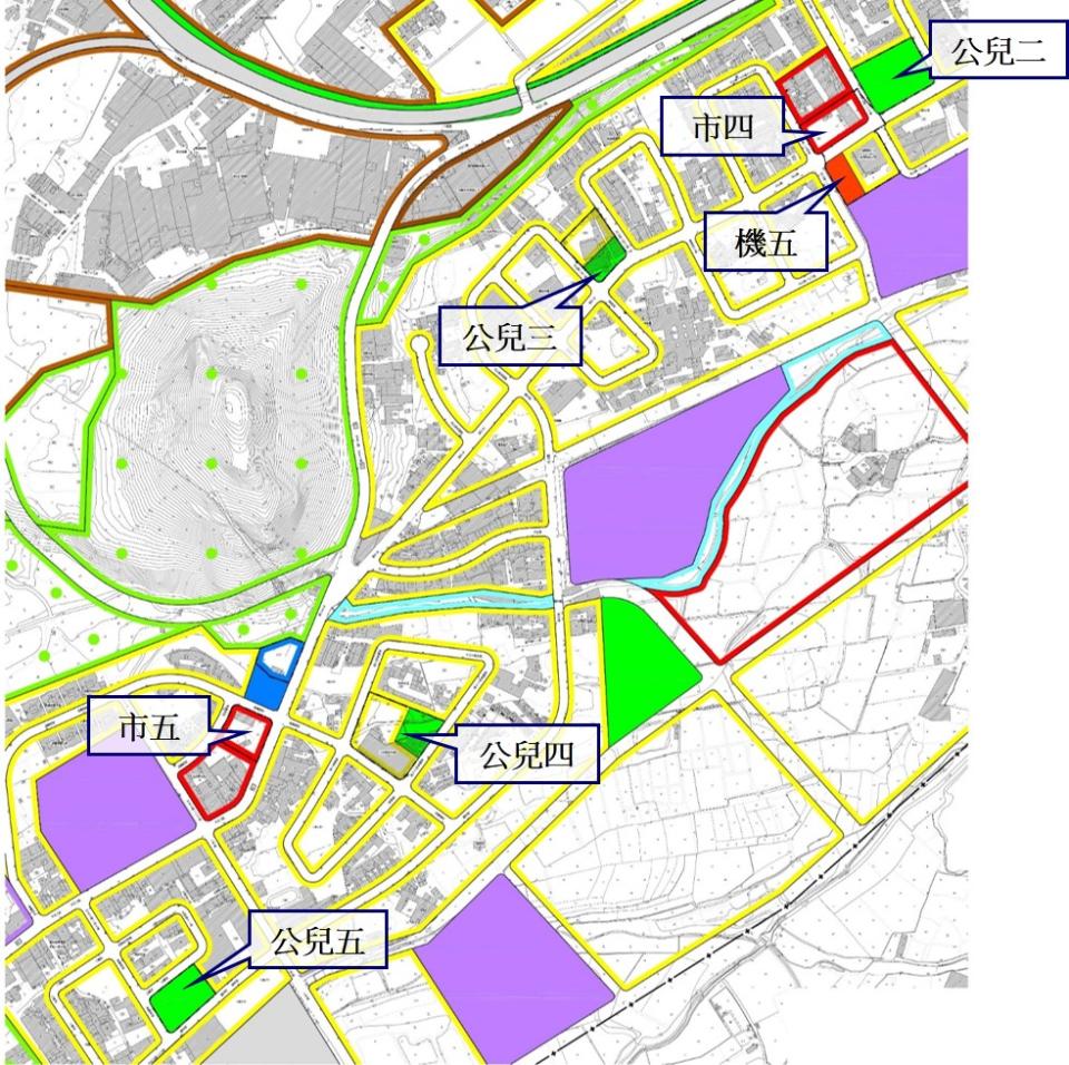 變2-1案 變更內容示意圖。   圖：新北市城鄉局提供