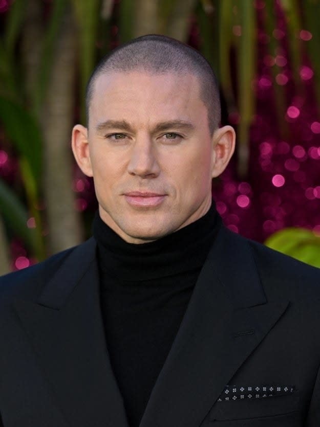 Channing Tatum is pictured at "The Lost City" screening on March 31, 2022