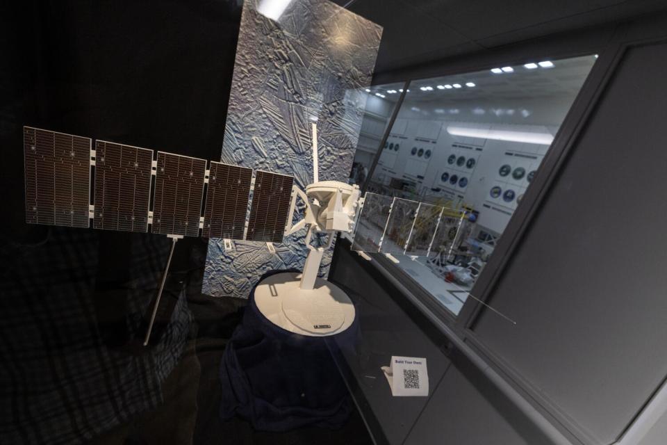 A model of NASA's Europa Clipper space probe