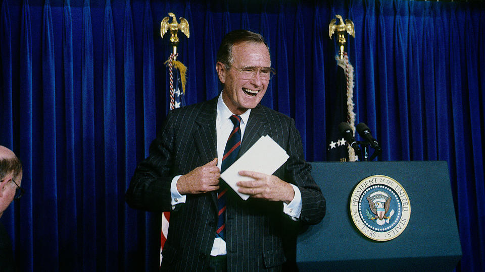 George H W Bush former President
