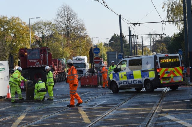 Tram accident