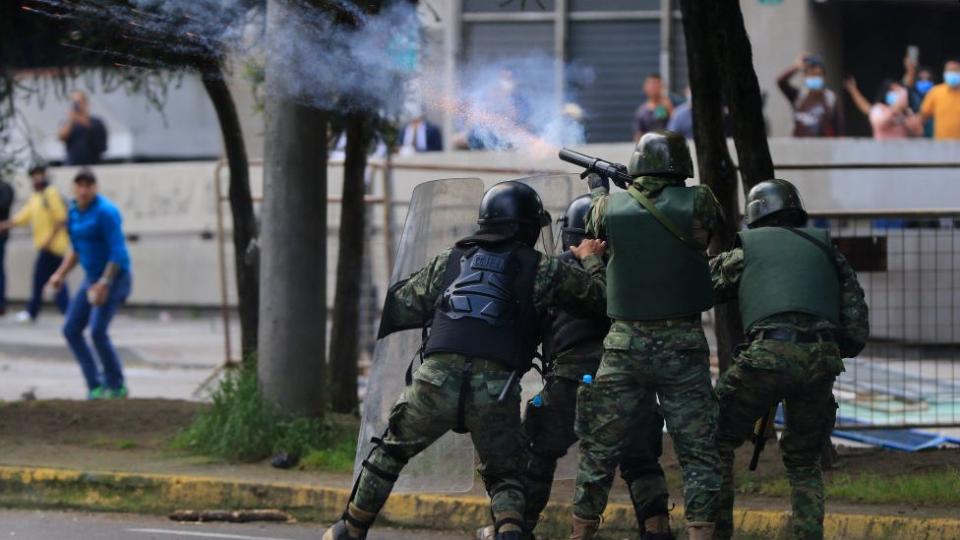 Protestas en Ecuador