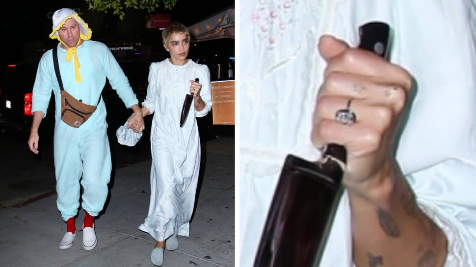 Zoë Kravitz Wore Her Engagement Ring From Channing Tatum at Kendall ...