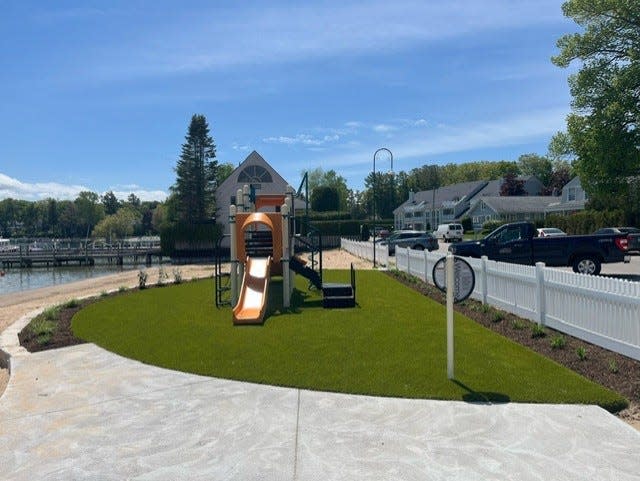 The new play equipment at Zorn Park was installed around Memorial Day weekend.