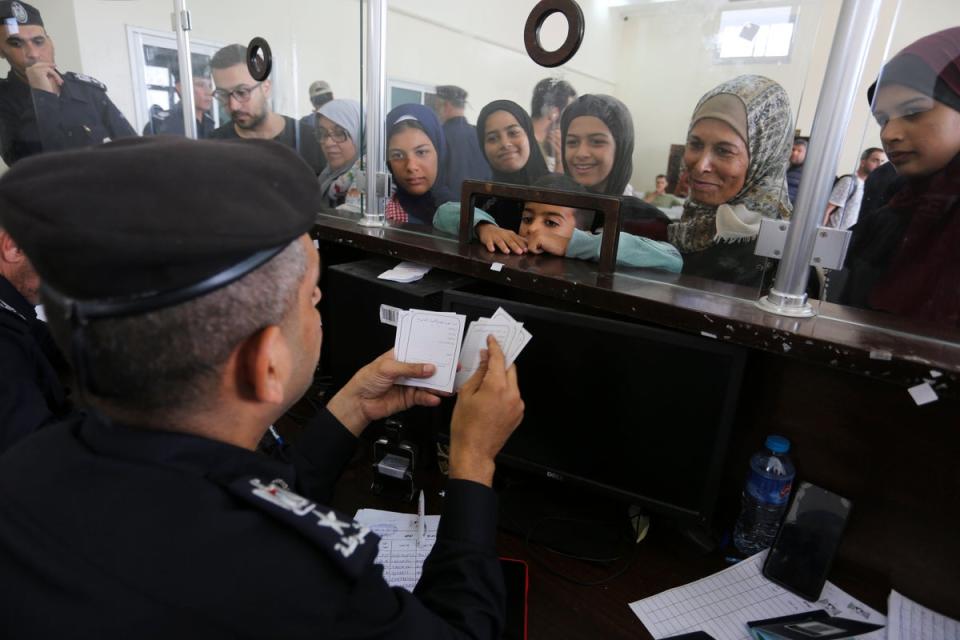 Border crossing in Rafah (Hatem Ali/AP) (AP)