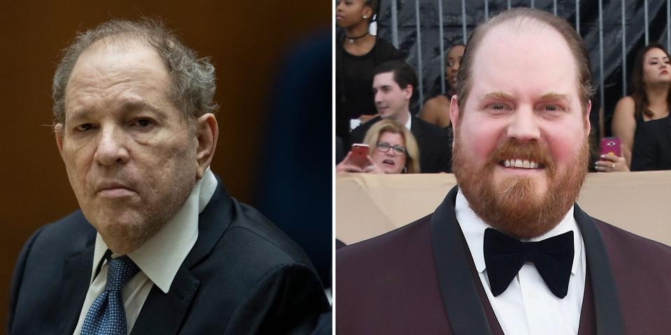 Harvey Weinstein and Mike Houston