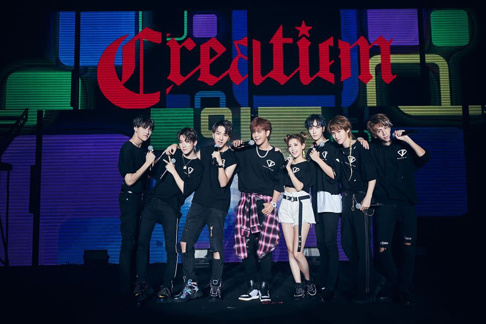 創造力娛樂目前旗下藝人只有男團C.T.O和「蝴蝶姐姐」愷樂。（圖／創造力娛樂臉書專頁）