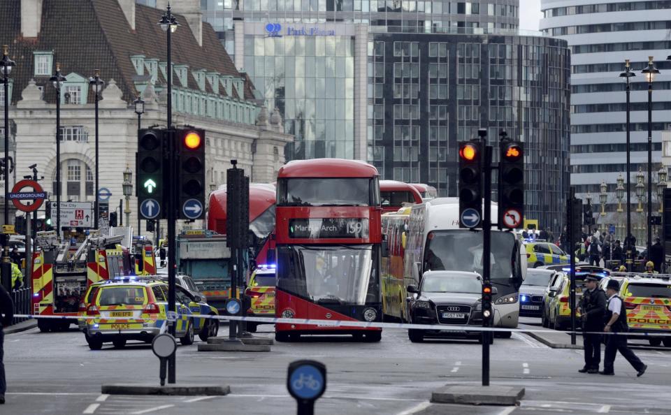 Attack outside the Houses of Parliament in the UK