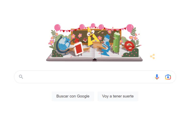 El doodle de Google por el Día del Maestro