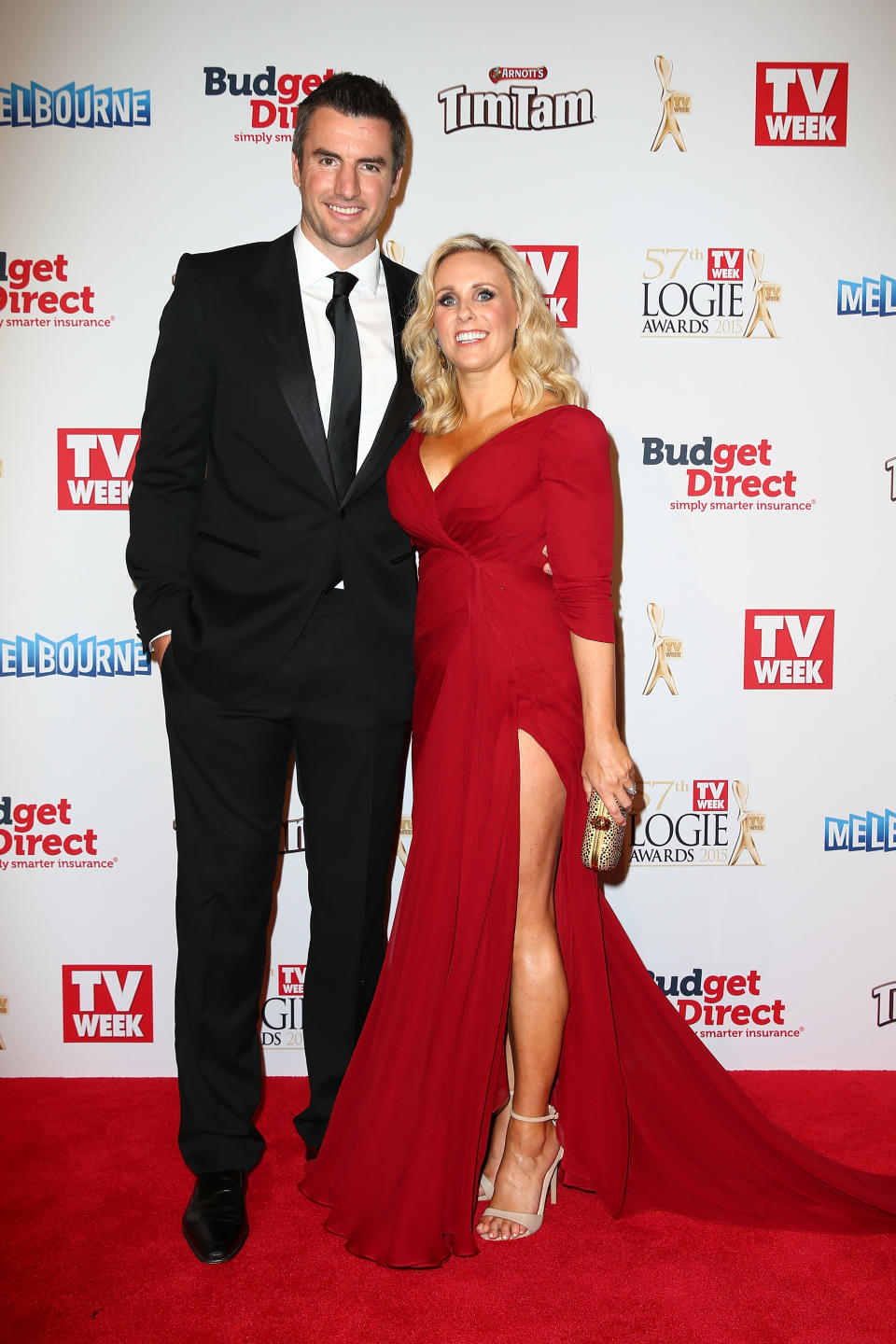 Darren Jolly and Deanne Jolly at the Logies