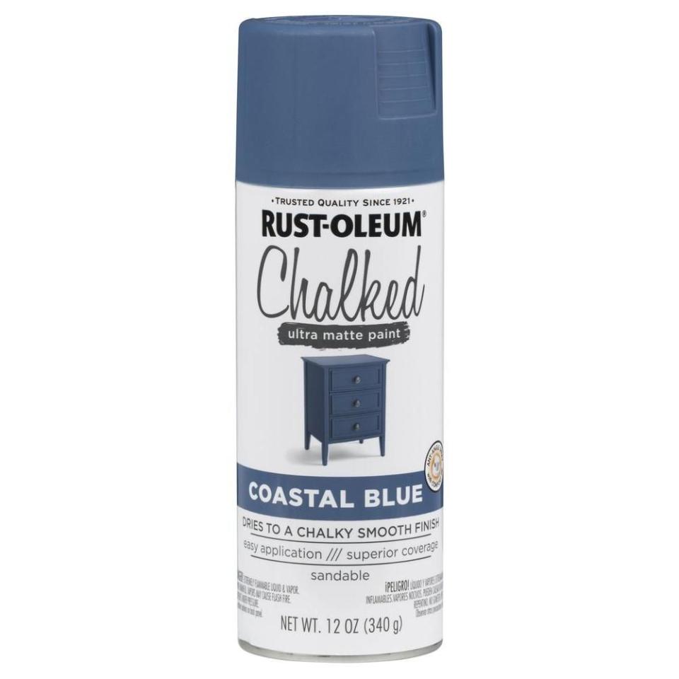 12 oz. Chalked Coastal Blue Ultra Matte Spray Paint (6-Pack)