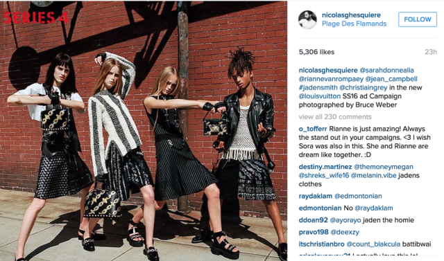 Jaden Smith Becomes Louis Vuitton Womenswear Model - That Grape Juice